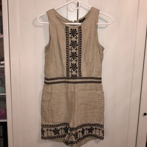 ANN TAYLOR LOFT Embroidered Romper